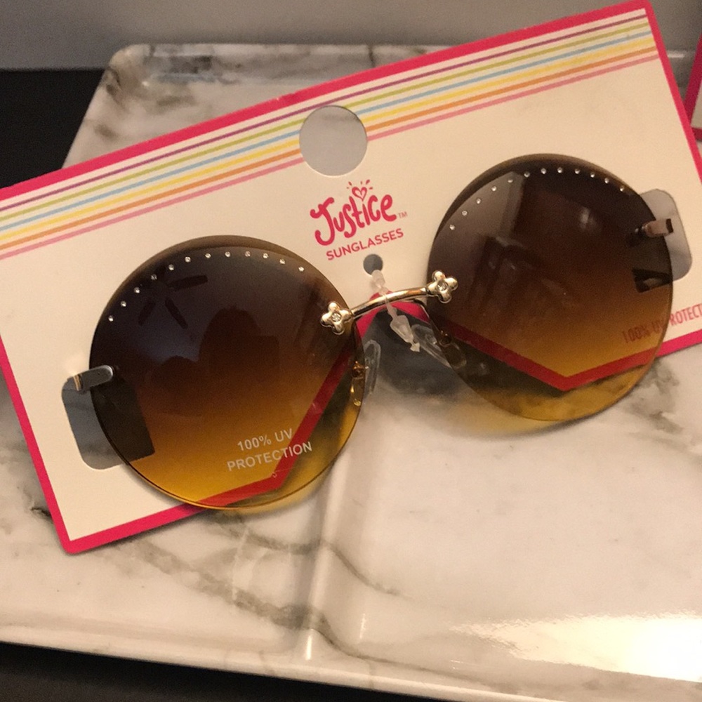 Girls Justice Sunglasses 2 pair Bundle NWT - Picture 7 of 8